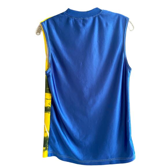 Vintage CHUMP Youth Size 12/14 Surf Graphic Tank Top Boards 2003 Retro Polyester - Picture 7 of 8